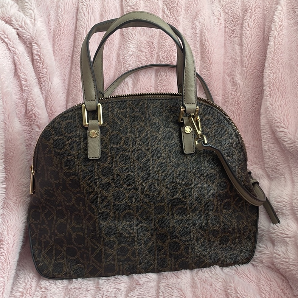 Calvin Klein Monogram Dome Purse - Picture 3 of 11